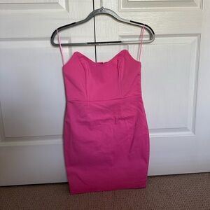 Superdown Vibrant Pink Mini Dress
